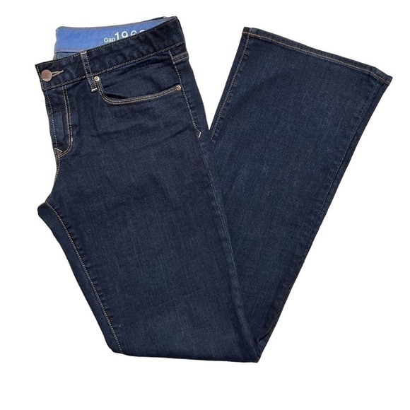 GAP (NWOT) Women’s Sexy Boot Dark Wash Jeans Size 12 Long - Picture 2 of 12